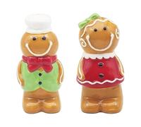 Christmas Salt and Pepper Set Novelty Cruet Set - Gingerbread Couple 0832