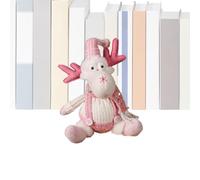 Christmas Santa Claus Doll,Pink Figure Ornament,Christmas Tree Ornament Plush Santa - for Mantel Patio Garden Shelves Bookshelf Windowsill Table Desk Nights