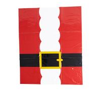 Christmas Santa Claus Giant Present Sack - Large 76cm Plastic Gift Bag for Xmas Toys & Presents - Reusable Festive Holiday Storage Sack