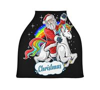 Christmas Santa Cute Unicorn Baby Car Seat Cover Canopy Stretchy Nursing Covers Breathable Windproof Winter Scarf for Infant Breastfeeding Boys Girls