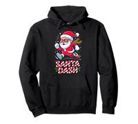 Christmas Santa Dash Running Runner Marathon Team 5k Costume Pullover Hoodie
