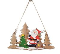 Christmas Santa Door Wooden Hanging Pendant Merry Decoration For Home Navidad Noel New Year Gifts Outdoor Decorations Yard Indoor For The Home