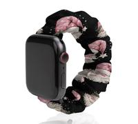 Christmas-Santa Elastic Watch Band Soft Breathable Stretch Strap Comfortable for IWatch Watch