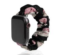 Christmas-Santa Elastic Watch Band Soft Breathable Stretch Strap Comfortable for IWatch Watch