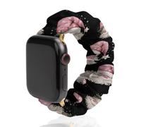 Christmas-Santa Elastic Watch Band Soft Breathable Stretch Strap Comfortable for IWatch Watch