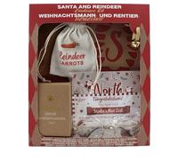 Christmas Santa Evidence Kit with Footprint Stencil, Snow, Nice List Certificate, Reindeer Carrots Bag & Fur, Jingle Bells, Santa Glasses - Xma Eve Activity | Show Your Kids Evidence of Santa's Visit