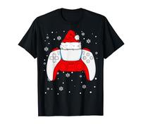Christmas Santa Gamer Controller Boys Kids Teens Gaming Xmas T-Shirt