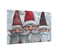Christmas Santa Gnome Printed Picture Puzzle 1000 Pieces,Personalised Jigsaw Puzzle,Wooden Jigsaw Puzzles For Adults And Kids,Fun Jigsaw Puzzles As A Xmas Gift Or Decorative Collection.