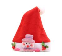 Christmas Santa Hats for Adults Red Xmas Adult Santa Hat, Felt Hats - Classic Xmas Family Costume for Home and Office Party, Novelty Hats