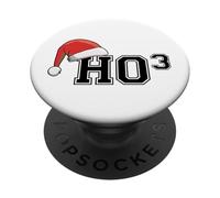 Christmas Santa HoHoHo Math & Physics Joke Boys Mens PopSockets Adhesive PopGrip