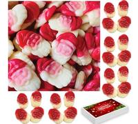 Christmas Santa Jelly Sweet Bag with Tub - Themed Assorted Jellies - Perfect for Celebrations & Stockings (250g)