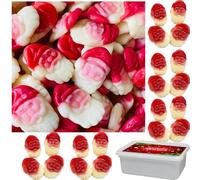 Christmas Santa Jelly Sweet Bag with Tub - Themed Assorted Jellies - Perfect for Celebrations & Stockings (500g)