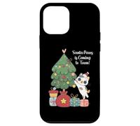 Christmas Santa Paws is Coming to Town! Cute Kawaii Cat with Case for iPhone 12 mini