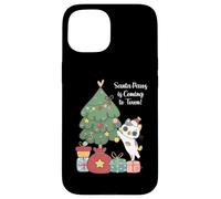 Christmas Santa Paws is Coming to Town! Cute Kawaii Cat with Case for iPhone 15