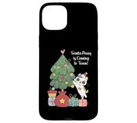 Christmas Santa Paws is Coming to Town! Cute Kawaii Cat with Case for iPhone 15 Plus