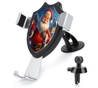Christmas Santa Red Cardinal Car Phone Holder Funny Phone Mount for Women Men