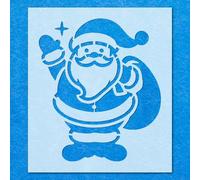 Christmas Santa Sack Stencil: Mylar Airbrush Wall Art Painting Crafts | DIY-A3 Stencil - Design Size (301 x 257 mm)
