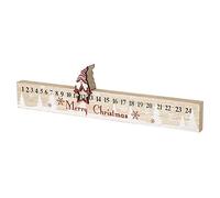 Christmas Santa Slider Advent Countdown, Festive Table Decoration, Novelty Christmas Countdown, Santa Ruler Advent Calendar