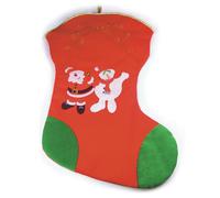 Christmas Santa & Snowman Design Stocking Extra Large (95cm)