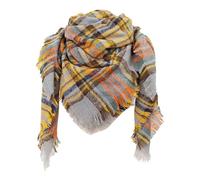 Christmas Scarf Shawl Shoulder Wrap Shawl 30Th Birthday Gifts for Women Gym Running Ladies' Plaid New Thorn Square Scarf Ladies' Plaid Triangle Scarf Ladies Clothes Sale Clearance