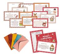 Christmas Scavenger Hunt Game, Xmas Games for Family Treasure Riddle Hunt Cards Game Activities, Winter Christmas Eve New Year Holiday Indoor Outdoor Party Games Supplies, Xmas Gifts for Adults, 03