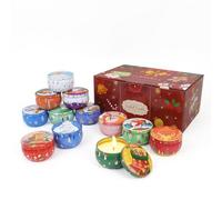 Christmas Scented Candle Gift 2025, Aromatherapy Candles, Natural Soy Wax Scented Candle Set for Women, Cande Gift Set Meditation Gifts, Holiday Christmas Gifts for her, 12 Pack