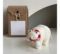 Christmas Scented Candle Polar Bear Shaped Candle Decorative Scented Candle for Christmas Table Centerpieces Home Decor