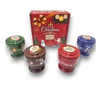 Christmas Scented Candles Gifts Set for Women, 4 oz Large Metal Tin Aromatherapy Candles, Soy Wax, Christmas Gifts, for Her, Xmas, for Women, Birthday Mother's Day Gift