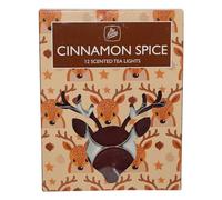 Christmas Scented Tea Light Candles 12 Pack Pan Aroma Cinnamon Spice with 3 Hour Burn time 2628