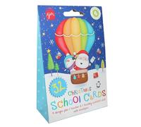 Christmas School Cards Pack of 32 Cards for Kids, Teacher and Teaching Assitant - Christmas Friends 6303