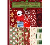 Christmas Scrapbook Paper: 15 double-sided designs with classic Christmas scrapbook
