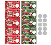 Christmas Scratch Cards | Party Game Draw Gift for Kids Adults | Festive Scratch Cards With Scratch Stickers For Party Games, Secret Santa & Classroom Rewards. Fun For Kids & Adults.