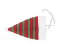 Christmas Season PET Cap for Kittens and Puppies Lightweight Lint Hat | Cute Holiday Look, Easy, Stylish Cartoon Shaped Design for PET Parade and Social Gatherings