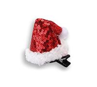 Christmas Sequins Santa Hat Hair Clip Cute Cartoon Beard Belt Letters Hairpins Holiday Party Barrettes Hair Accessories For Kids Adults Christmas Accessories