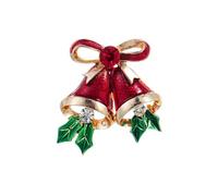 Christmas series brooch decoration gloves Xmas tree reindeer chest flower men and women European and American small collar needles