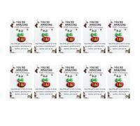 Christmas Series Holiday Cards, 10 Little Pocket Hug Christmas Gifts Cards, Bulk Resin Positive Pocket Hug Token Emotional Appreciation Gifts for Coworker Staff Employee Family Friends (Stocking)