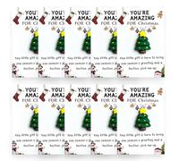 Christmas Series Holiday Cards, 10 Pcs Little Pocket Hug Christmas Gifts Cards, Bulk Resin Positive Pocket Hug Token Emotional Appreciation Gifts for Xmas Coworker Staff Family Friends (J)