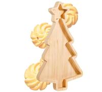 Christmas Serving Tray Tree Shape Appetizer Board | Christmas Tree Shape Wood Platters for Snack Candy Dessert Cheese Meat Breakfast Coffee Table Kitchen Fireplace Living Room