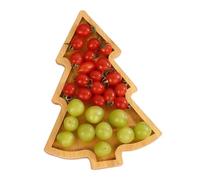 Christmas Serving Tray - Willow Christmas Tree | Rustic Trere Serveware | Christmas Tree Serving Trays for Parties, , Meat, Food, Desserts, Sweets