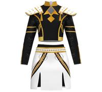 Christmas Sets Cosplay Costume Girl Kids D-Demon H-Hunterss Christmas Costume Singers Idol Stage Role Play Stage Performance Girls Idol Group Party Carnival Outfits Anime Character Fancy Dress Up