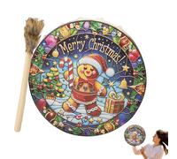 Christmas Shamanic Drums Pleasant Sound Spiritual Instrument Handmade | Christmas Smooth Delicate, for Music Lover, Home, Work Area, Outdoor Activities, Pleasant Sound, Good-Looking