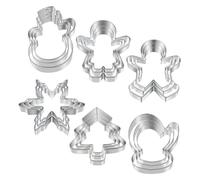 Christmas Shape Cookie Cutter Set - 18 Pieces Christmas Stamps, Festive Holiday Baking Tool for Shaping Cookies, Fondant and Crafts | Perfect for Christmas Tree, Snowflake, Christmas