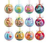Christmas Shatterproof Baubles 12 Pack 75mm Tree Decoration Bauble In Matching Keepsake Box (12 Days Of Christmas 2847)