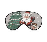 Christmas Sheep Sleeping Mask, Light Blocking Eye Mask, Comfortable and Soft, Eye Cover with Elastic Band, Suitable for Men and Women, Suitable for Travel/Sleeping