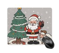 Christmas Sheep Square Mouse Pad Portable Computer Mousepad with Non-Slip Rubber Base 18 * 22cm Ultra-Thin Gaming Mouse Mat for Computer Laptop Office Desk Accessories