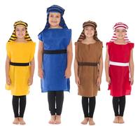 Christmas Shepherd Nativity costume for kids 3-8 Years | Blue & Black