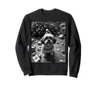 Christmas Shih Tzu Caught On Camera Sweatshirt