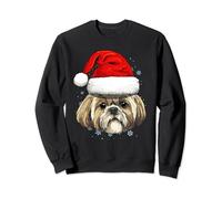 Christmas Shih Tzu Shirt Xmas Santa Dog Shih Tzu Lover Owner Sweatshirt