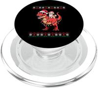 Christmas Shih Tzu T-Rex Dinosaur Tyrannosaurus Rex PopSockets PopGrip for MagSafe