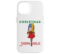 Christmas Shopaholic Melanin Women Black Girl Magic Shopping Case for iPhone 14